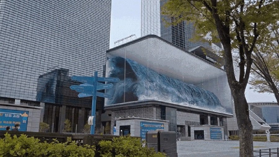這樣炫酷的裸眼3D大屏你見過嗎？