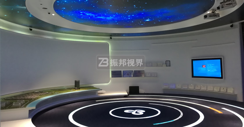 多媒體互動展廳大廳設(shè)計效果圖