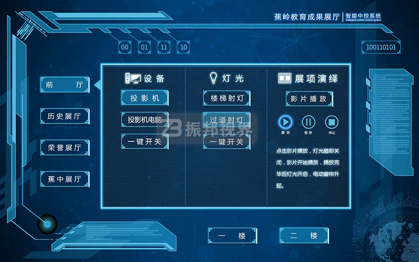 智能中控系統(tǒng)界面功能設(shè)計效果圖